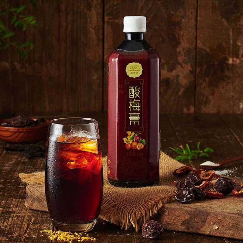 家用武汉特产桂花酸梅酸梅汤浓缩冲调免煮瓶装其它元器件
