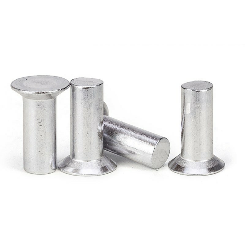 5m3m4m5m6m8铆钉沉头实心敲击螺钉铝制平锥头5x6x8x10x12平锥头铆钉