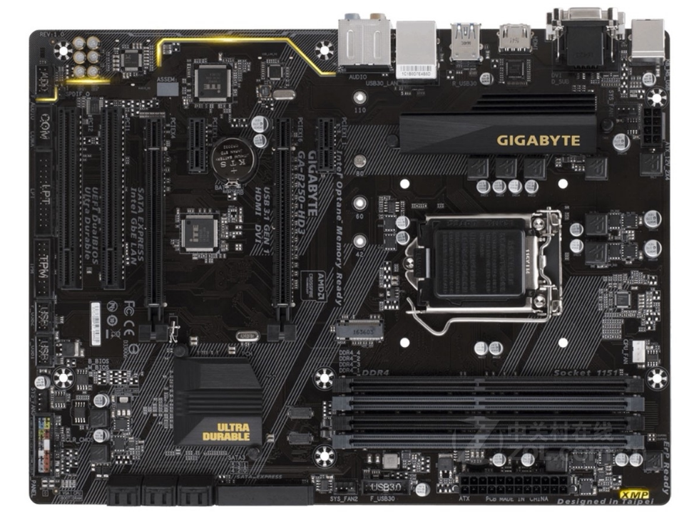 库存全新gigabyte技嘉b250hd3台式机电脑豪华主板1151主板