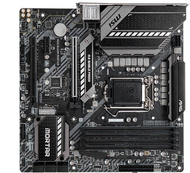 全新盒装msi微星magb460mmortar迫击炮台式机支持主板