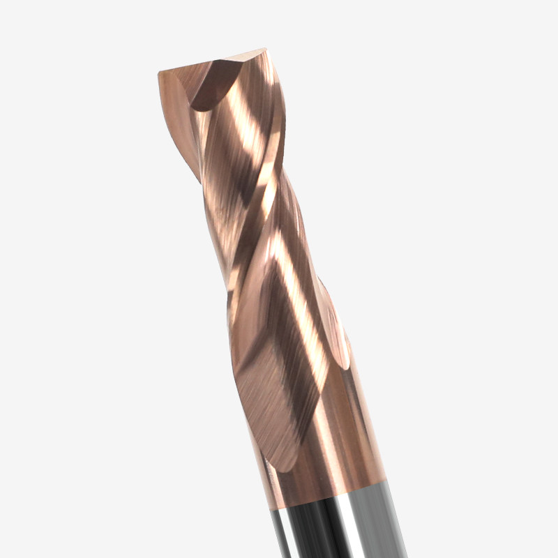 铣刀台湾钨钢二刃58度合金加工中心刀具平底键槽立铣刀