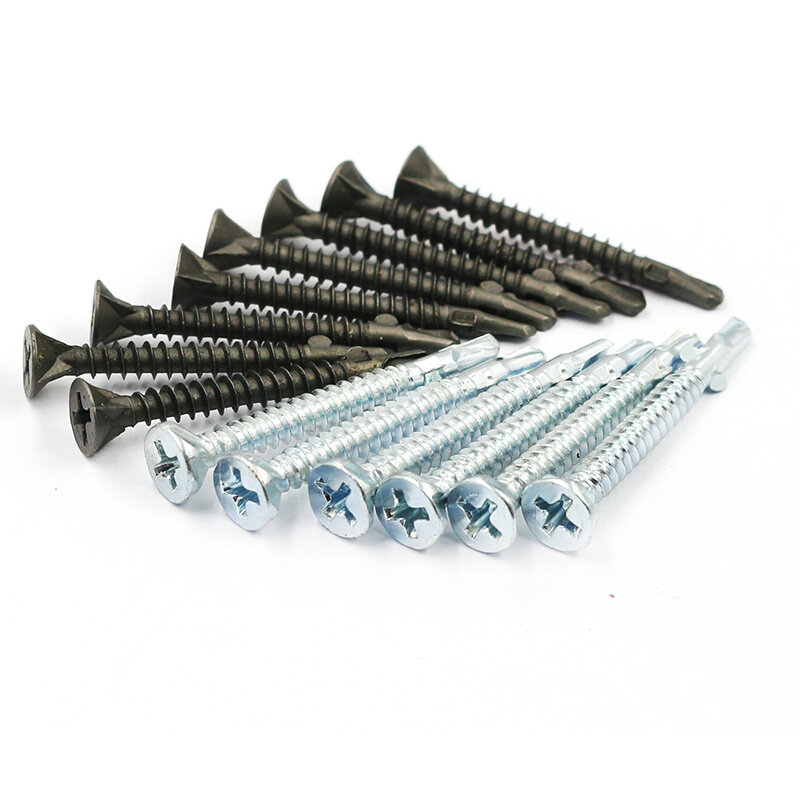 硅酸酸钙专用沉头钻尾螺丝平头头带耳自攻自螺钉