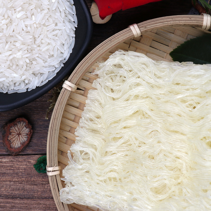 绿雅湖米粉454g 广东河源客家特产汤米线细粉炒米粉粉丝_双氙车灯改装