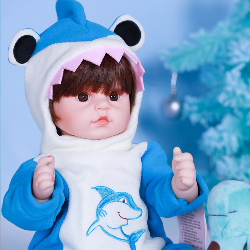 仿真娃娃婴儿女孩软胶会说说话智能对话玩偶娃娃
