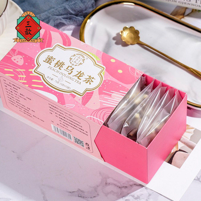 白桃蜜桃乌龙茶包夏季小袋泡水果茶花果冷泡茶组合型养生茶叶