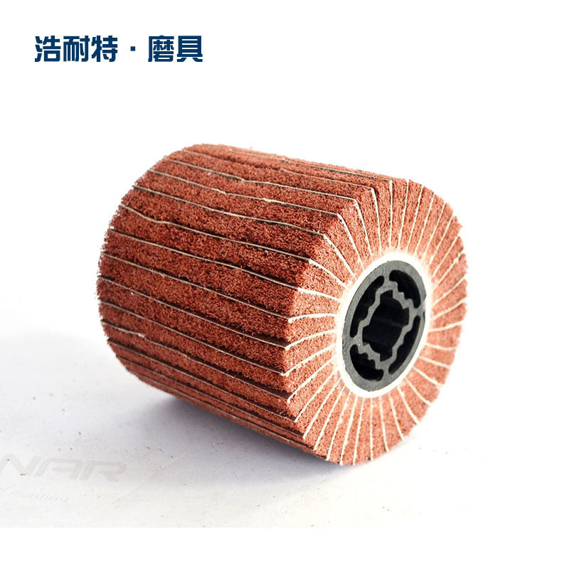 拉丝不锈钢抛光耐特打磨尼龙百洁布拉丝轮红红色抛光轮