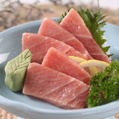 龙门蓝金枪鱼刺身大腹大脂toro新鲜冷冻生鱼片进口金枪鱼300g