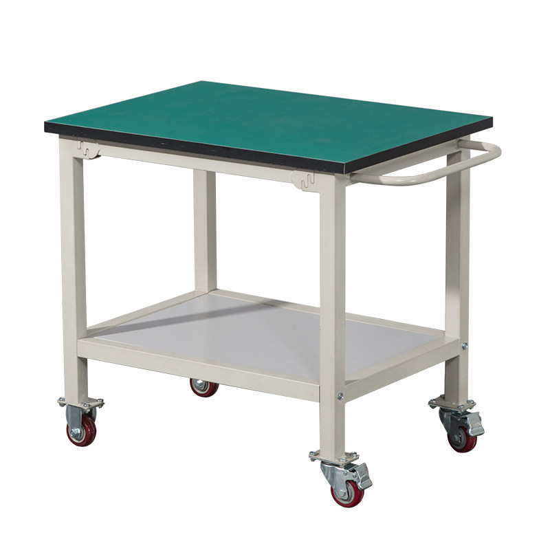防静电可移动工作台手推车三层双层活动操作台打包台维修车带轮桌