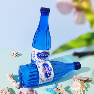可蓝天然真矿泉水弱碱性600ml24瓶整箱包邮崂山精华饮用水