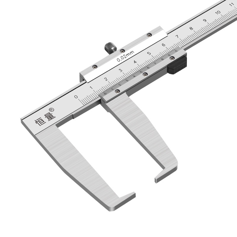 恒量沟槽凹槽游标卡尺0150mm平头尖头环形卡尺卡槽游标卡尺