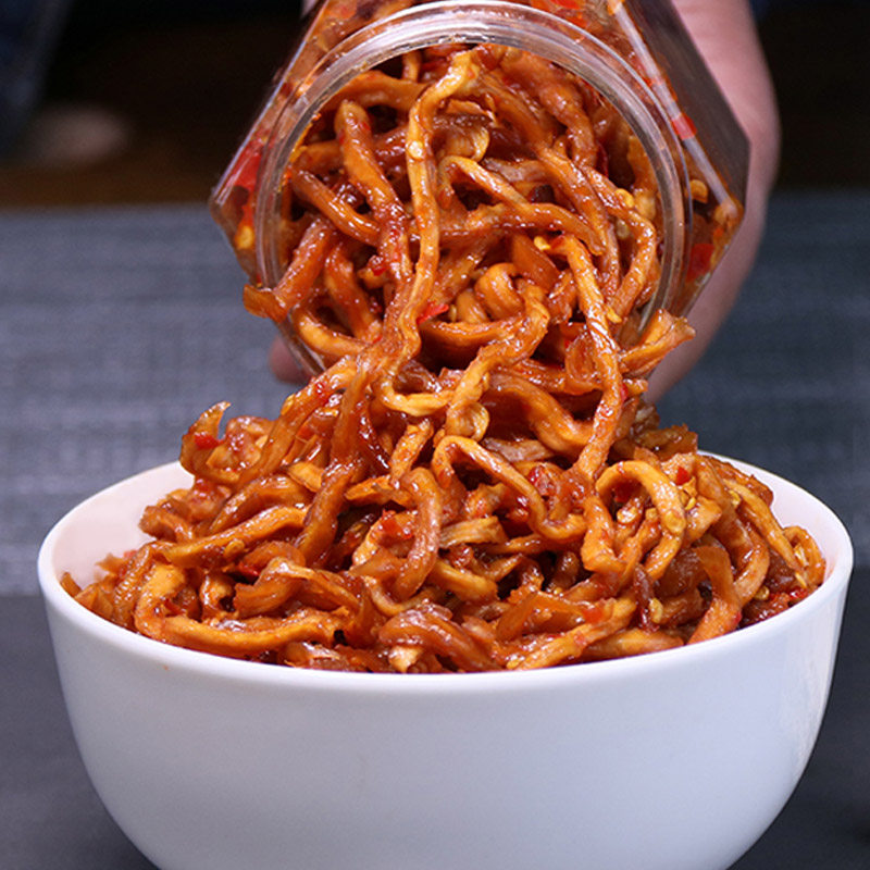 湖南特产木瓜丝干酱菜农家手工香辣爽口菜脆辣咸菜下饭菜腌菜瓶装