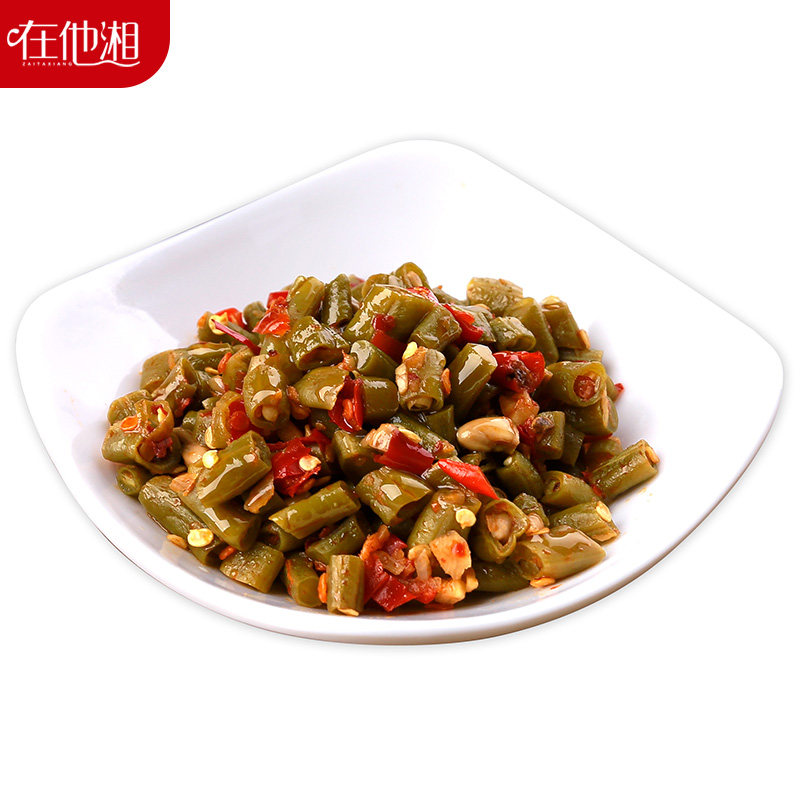 酸辣豆角湖南农家自制特产腌菜剁椒豇豆正宗腌制