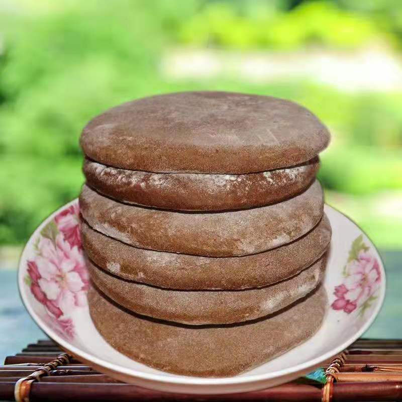 黄饼云南景东糕点厂传统老字号零食小吃小麦红糖传统糕点