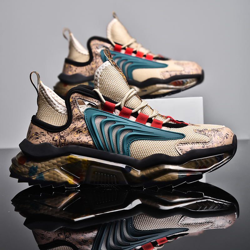 李宁老爹运动休闲贵宾青少年透气夏季鞋子男鞋联名单鞋