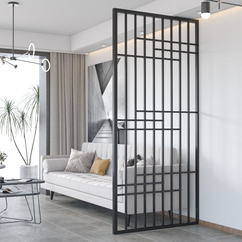 定制铁艺屏风隔断餐厅围栏客厅入户玄关办公室办公屏风