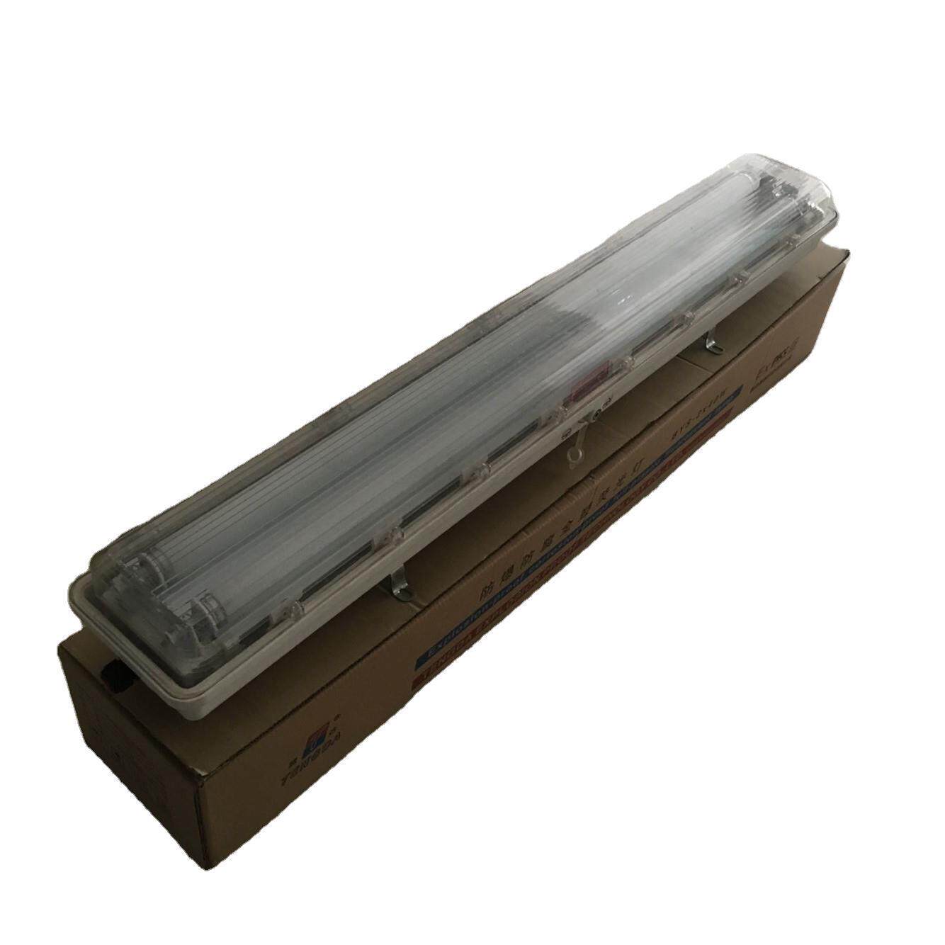 东营双脚防爆防腐全塑荧光灯iict6双管日光灯led防爆电气