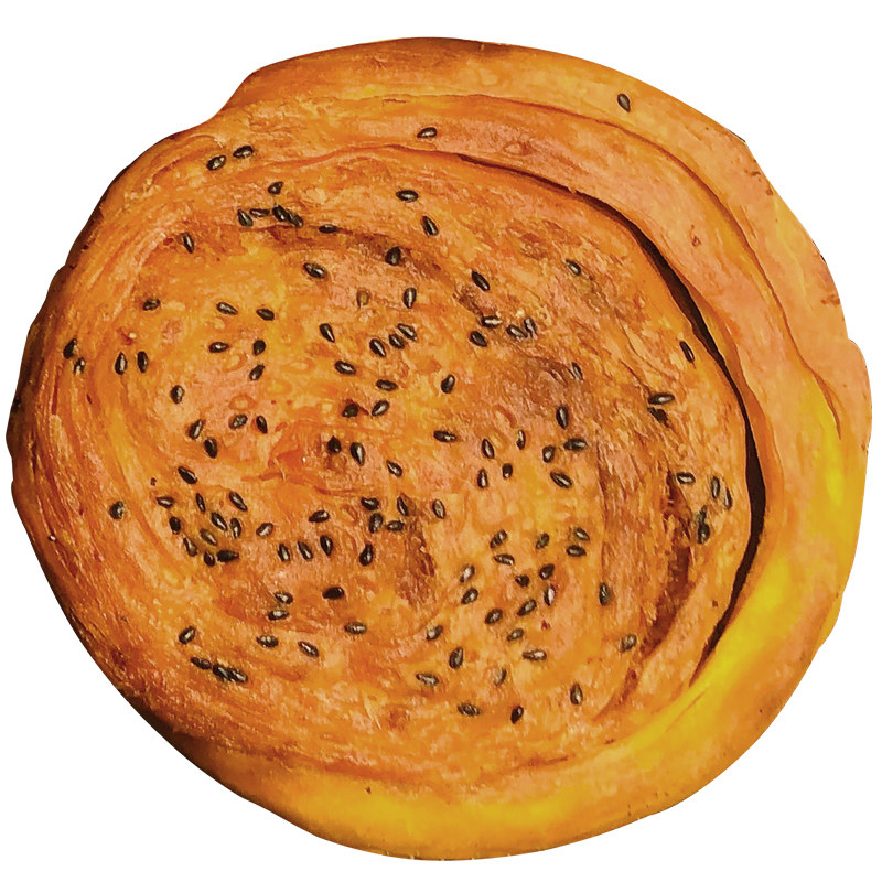 重庆军屯锅盔麻辣猪肉肉牛肉馅酥饼解放碑特色手抓饼