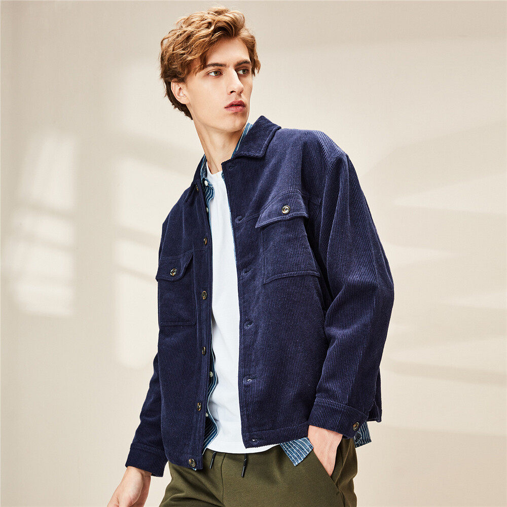 selected思莱德男纯棉刺绣潮流棒球短款夹克羽绒外套s|420112508