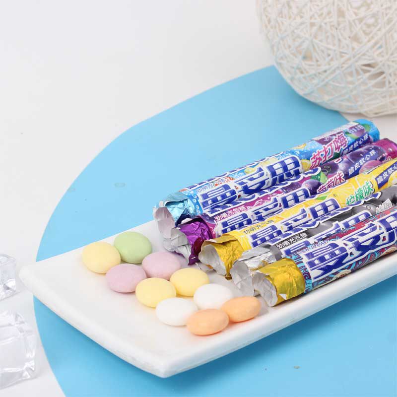 一条可乐mentos曼妥思放进那种喷泉劲嚼充气网红传统糖果