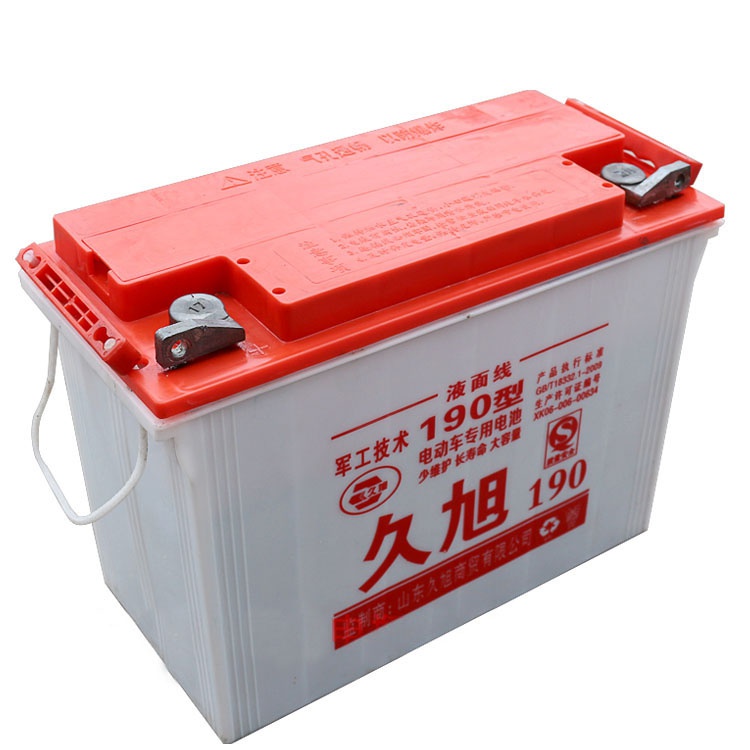 拉客客货电动三轮车牵引动力电池12v加液铅酸电动车