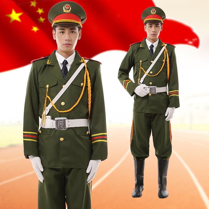 服装中小学生升旗旗手国旗班仪仗队男女大合唱军鼓乐队儿童演出服