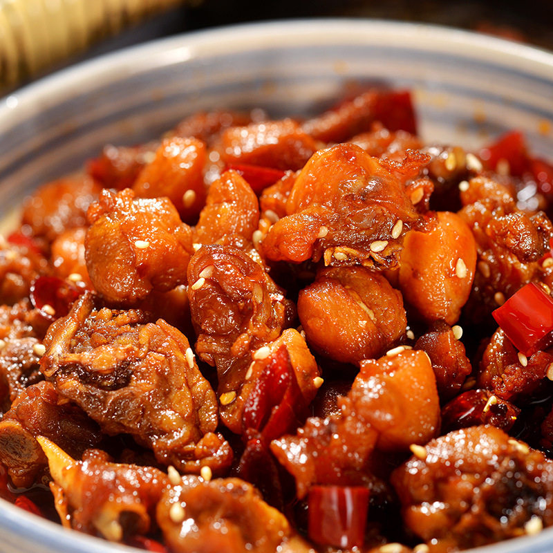 冷吃麻辣兔肉肉干自贡兔丁兔子成都兔头四川兔肉干