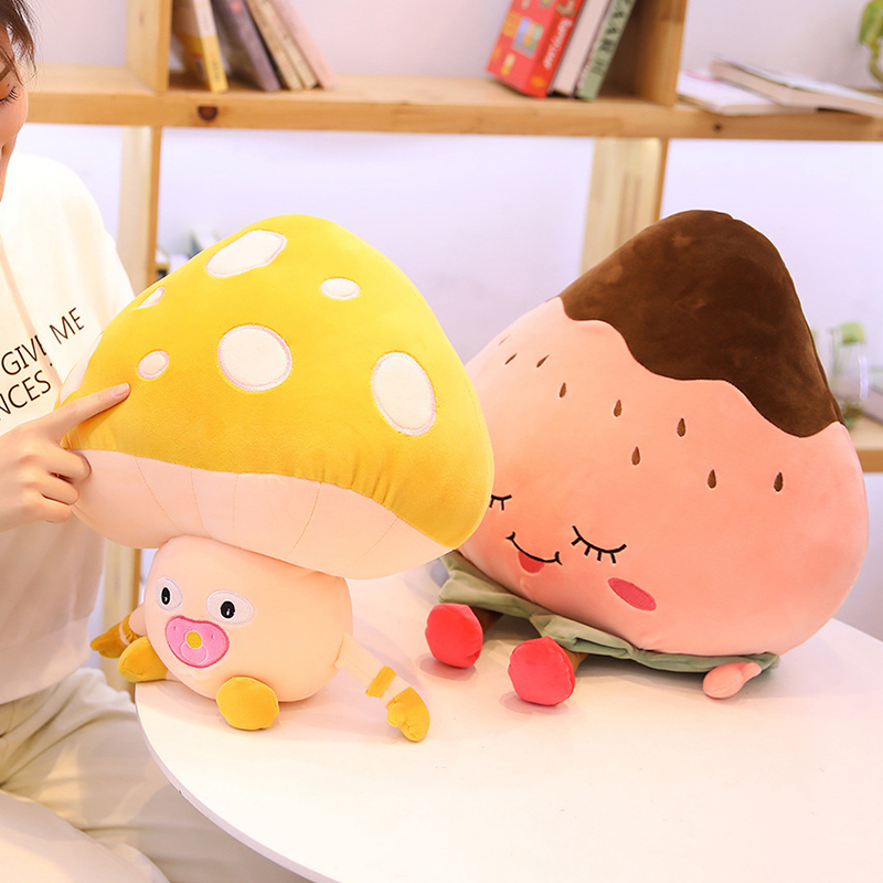 可爱水果公仔西瓜毛绒玩具草莓胡萝卜抱枕抱着睡觉布娃娃玩偶女生