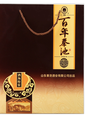酒业百年秦池酒海q10酒500ml浓香型白酒双瓶装礼品袋￥138限时月销 0
