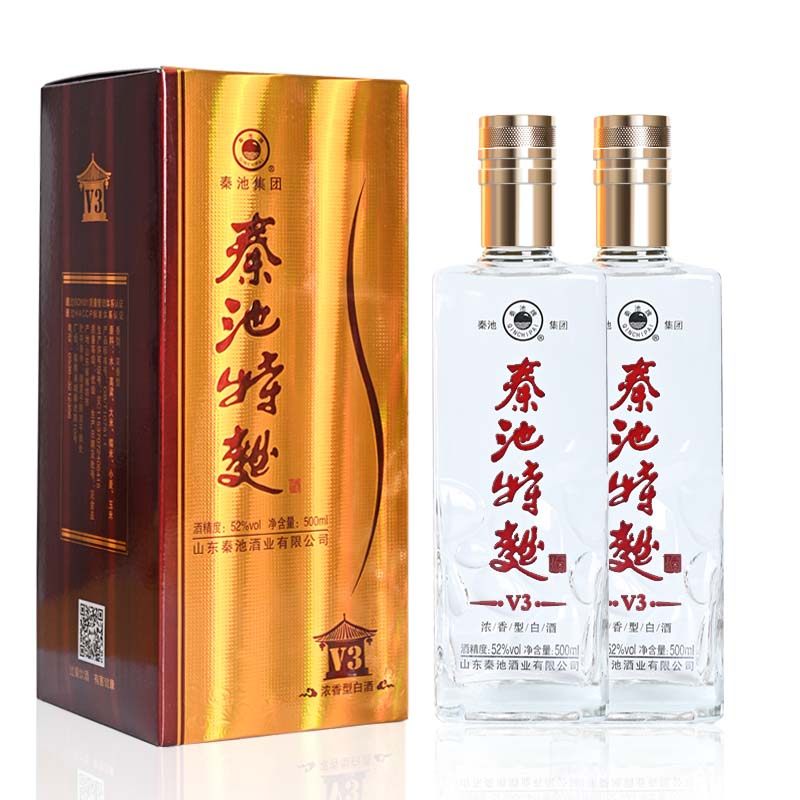 秦池特曲白酒浓香型口粮酒整箱6瓶