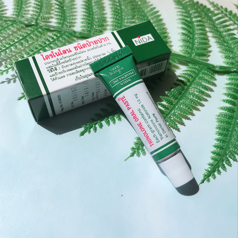 泰国nida戴挪伦膏口腔溃膏嘴里长泡舌头起泡口腔上火凝胶5g