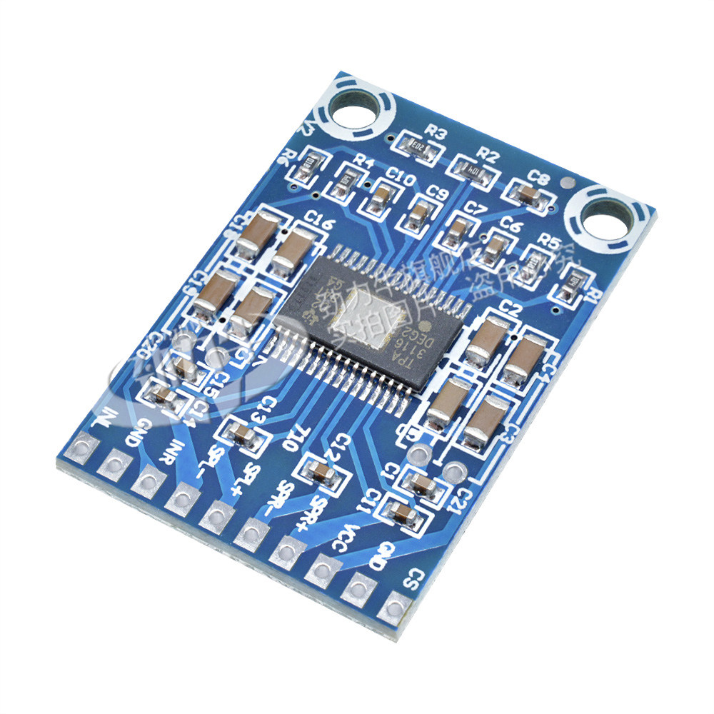 功放微版tpa3116d2数字音频放大50w模块diy音频模块