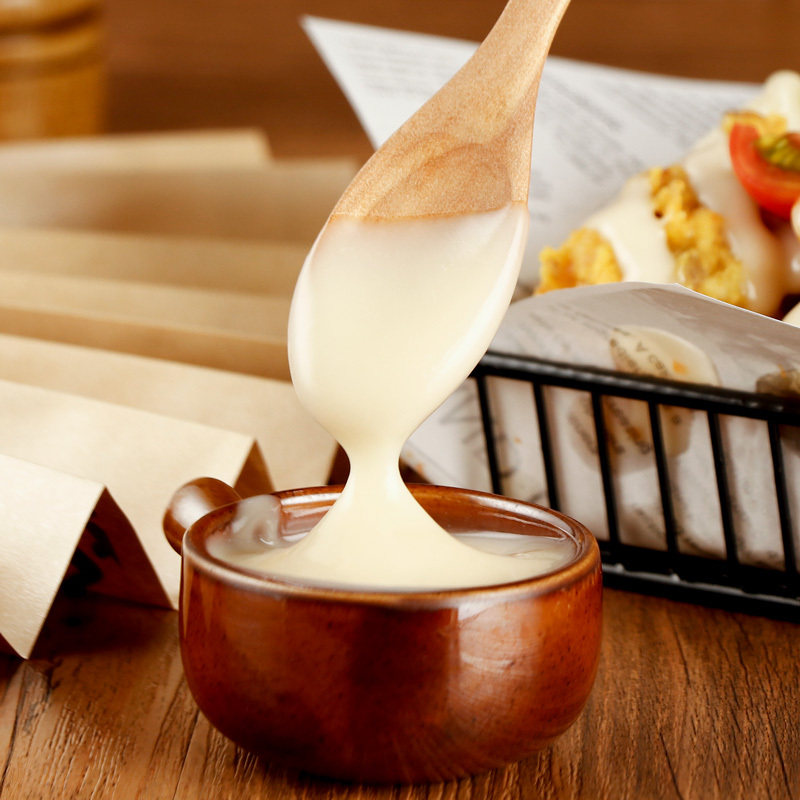 芝士基斯韩式酸奶商用1kg包装即食薯条汉堡酱类调料