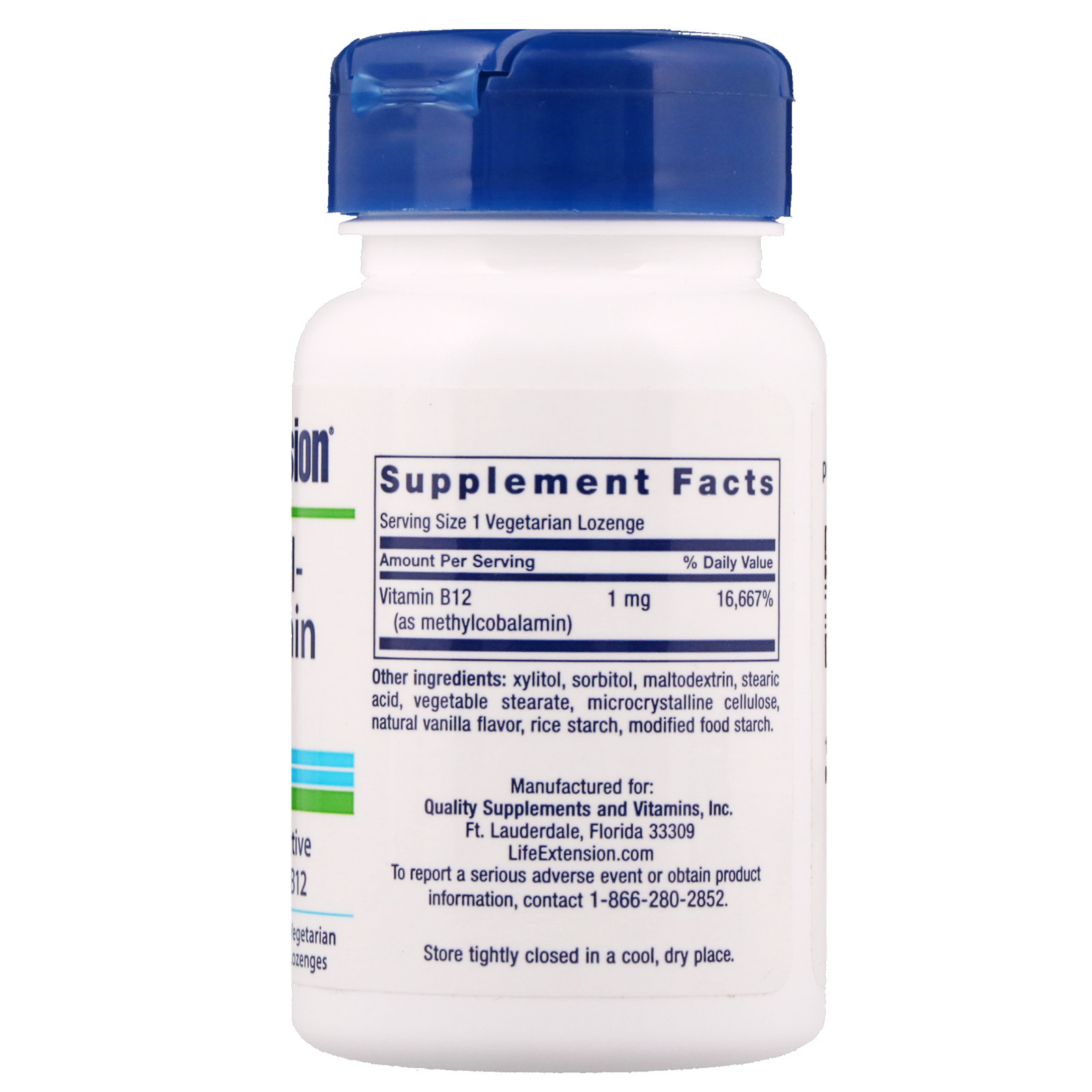 甲钴胺美国进口维生素b族b12成人营养神经修复维生素vb12钴胺素 b