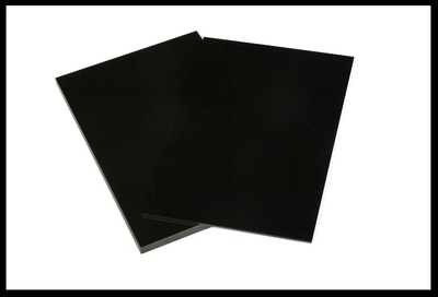 黑色亚克力板镜面磨砂哑光板半透明黑茶色有机玻璃板按图定制切