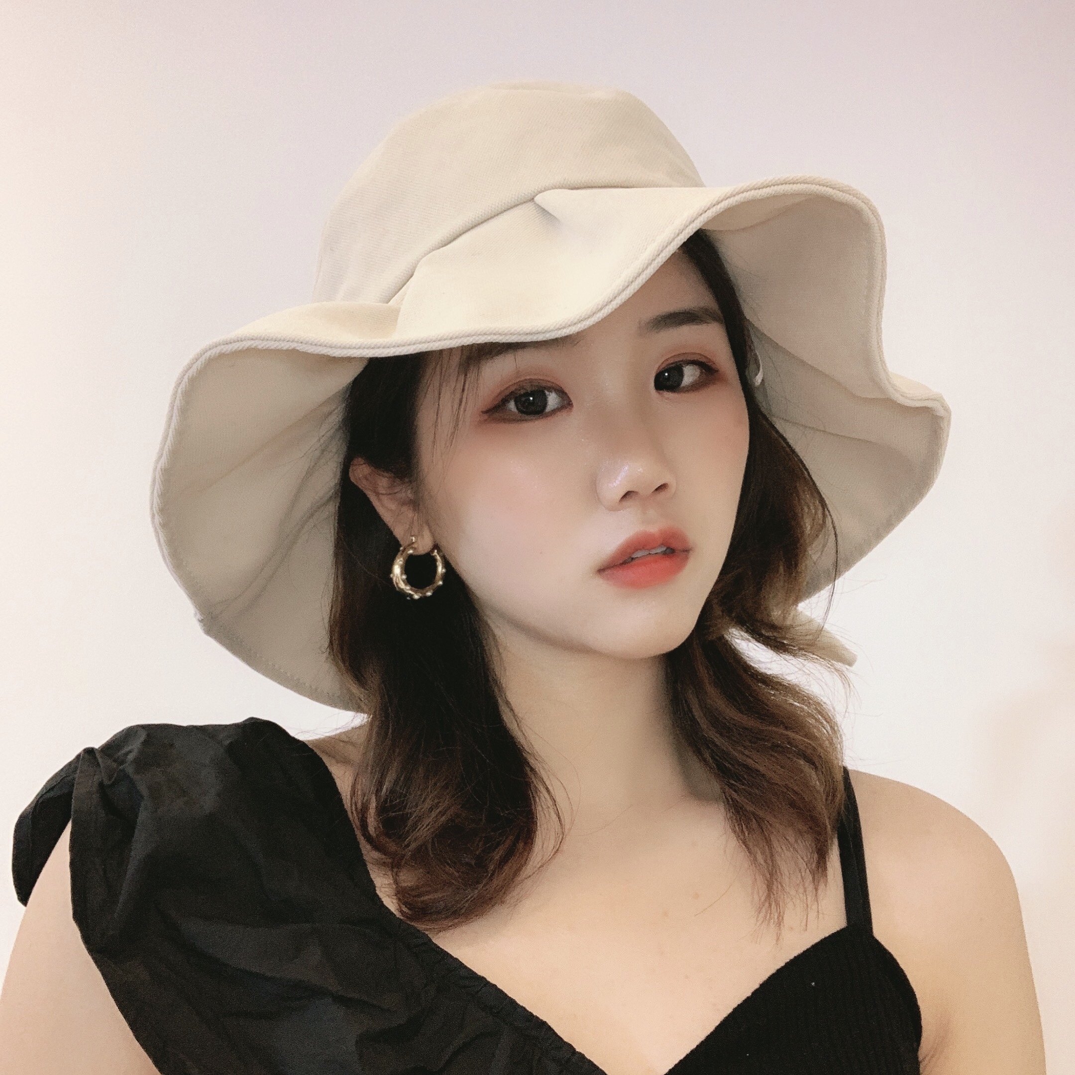 渔夫帽女春夏夏日文艺文艺学学生防晒遮阳帽韩版帽子