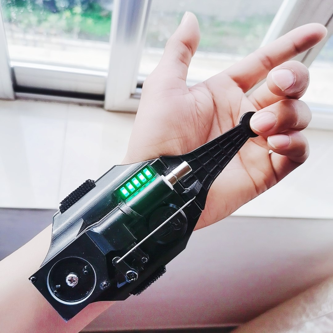 喷射手套发射器蛛丝自动科技蜘蛛侠手表吐丝蜘蛛网潮玩盲盒