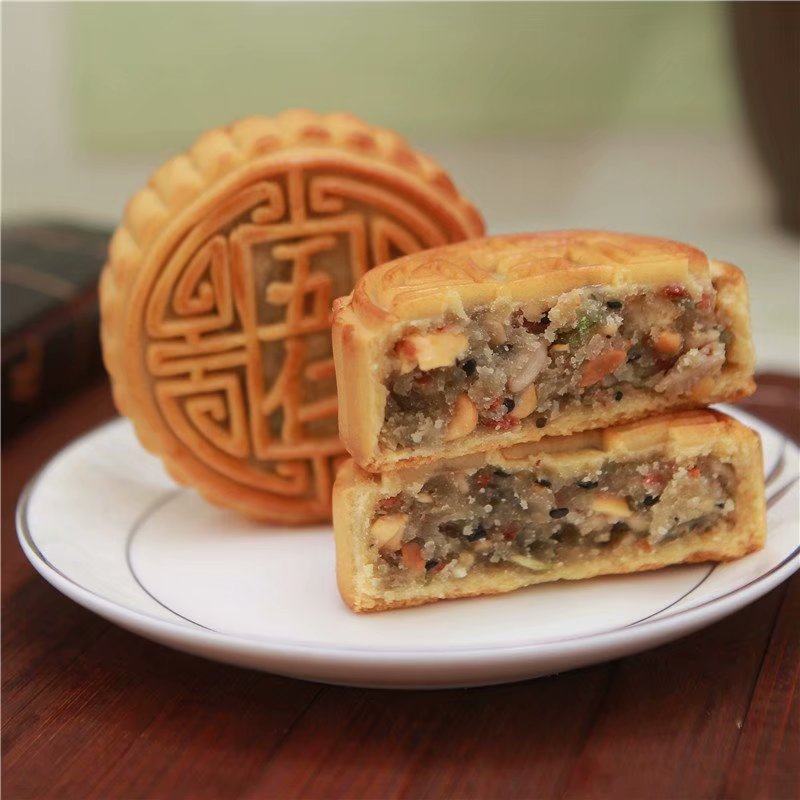 500g广式五仁月饼经典口味