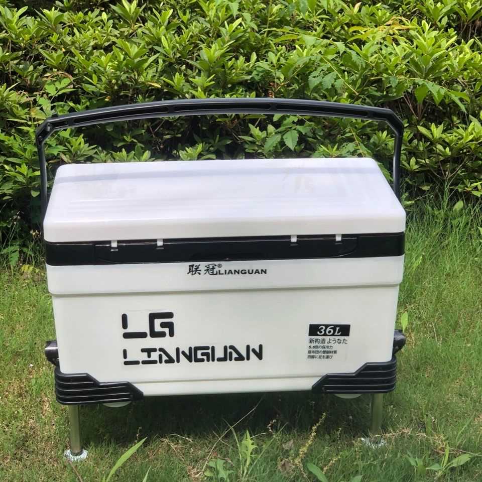 新款平盖竞技钓箱多功能钓鱼超轻便携式保温箱渔箱钓箱