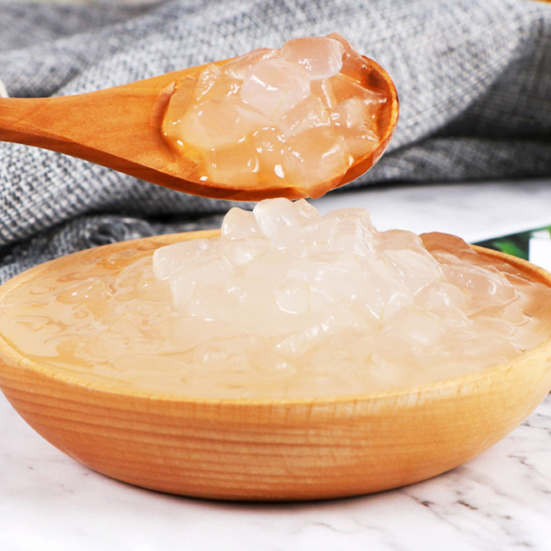 芦荟粒罐头即食用果肉柠檬扣芦荟奶茶专用850g贡茶甜品水果茶原料