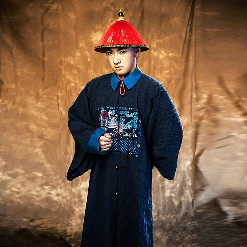 古装影视清朝大臣臣服王爷补服一品官员文官民族服装