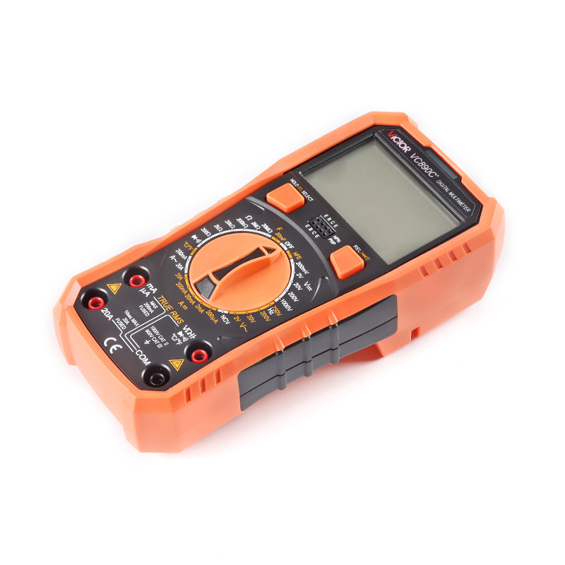 胜利仪器高精度数字万用表vc890c全自动万能数显多用电表其它元器件