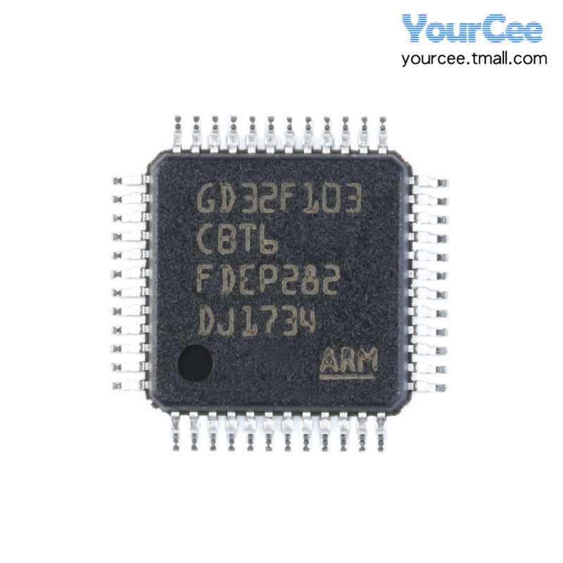 原装正品 贴片 gd32f103c8t6 gd32f103cbt6 32位微控制器 芯片