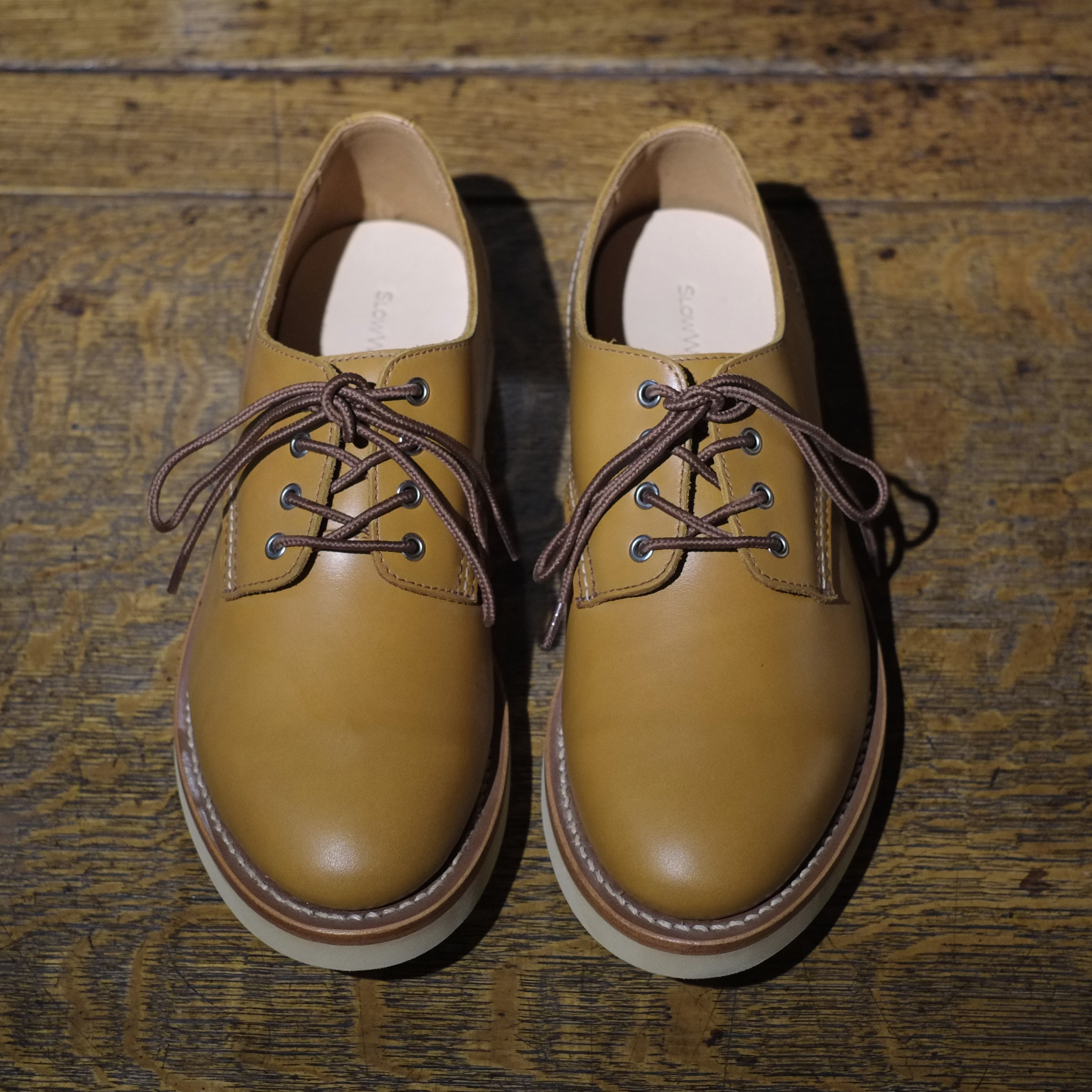 日本slowwearlion斯维乐福工装复古真皮低帮男皮鞋sw1880休闲皮鞋