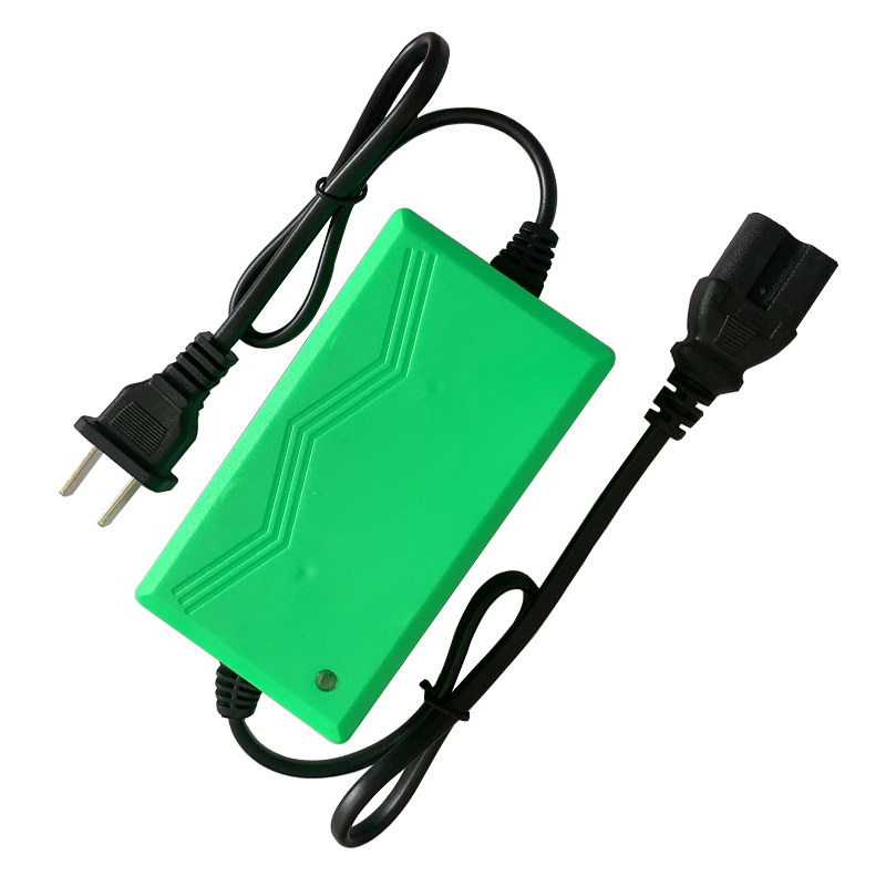 12v充电器农用电动喷雾器锂电池铅酸电池品字夹子电瓶充电器