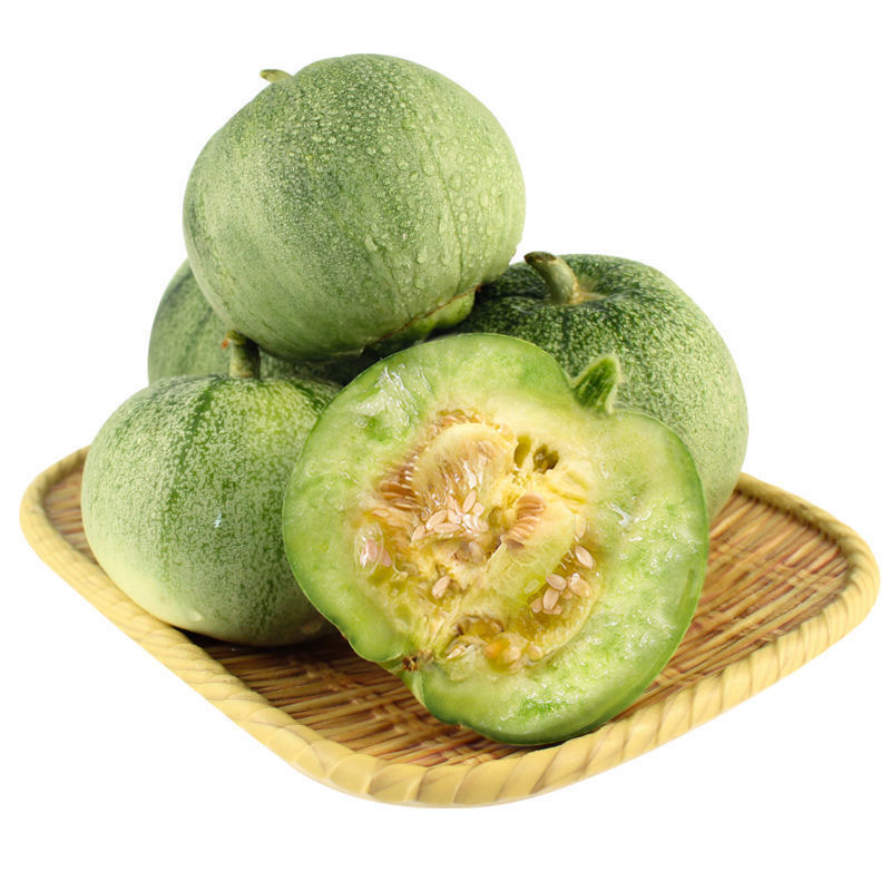 甜瓜现货新鲜绿宝石5斤蜜瓜绿皮绿宝小香香瓜甜瓜