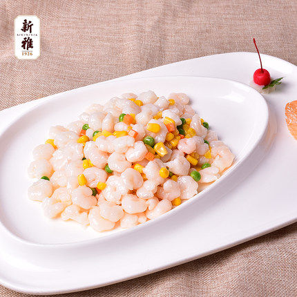新雅半成品上海大厨冷冻大虾虾仁225g美食方便菜鸡熟食