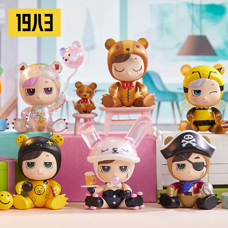 1983littleamberbearhug熊抱日记系列盲盒可爱玩具潮玩盲盒