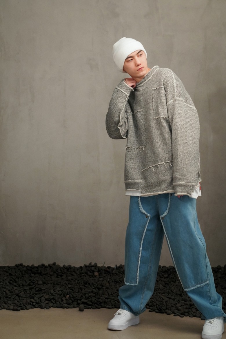 cy0232020年新款卫衣男宽松潮流情侣高街风潮牌套头卫衣