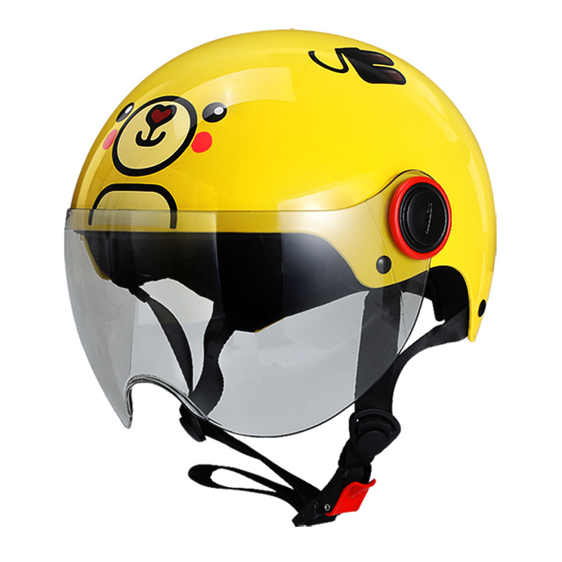 kyon新品电动车儿童头盔小孩小孩子子女男孩可爱电动车头盔