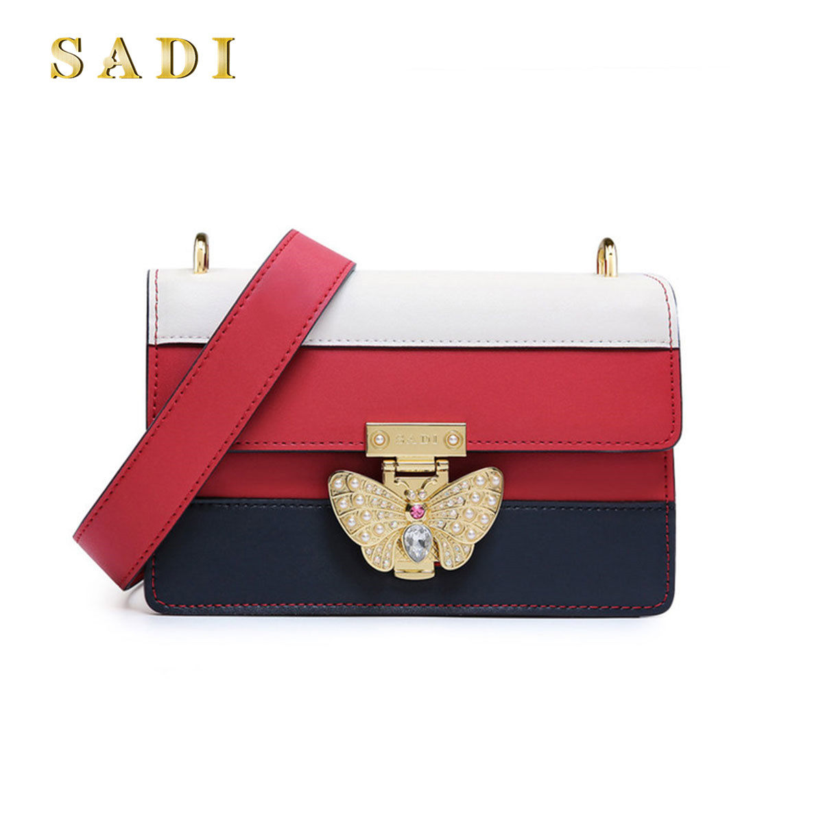 sadi萨迪旗舰店单肩包女斜百搭包包挎包女士包袋